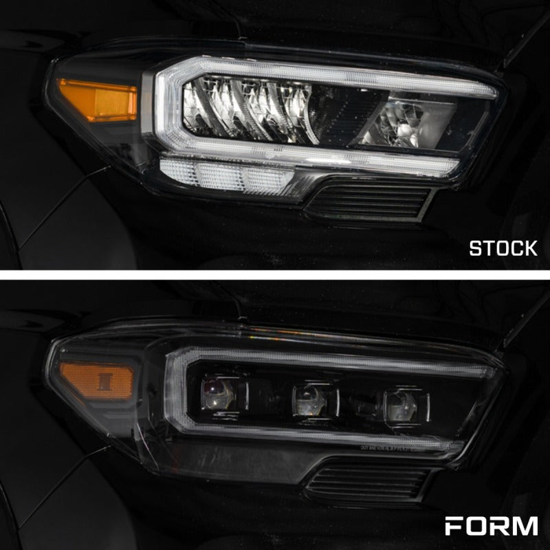 Form Lighting LED Projector Headlights with Selectable DRL | Toyota Tacoma (16-23) (FL0112)