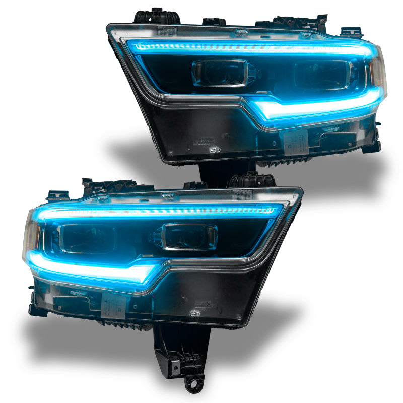 Oracle Lighting Projector LED Headlight DRL Kit: Ram 1500 2019-2024 w/ BC1 Controller