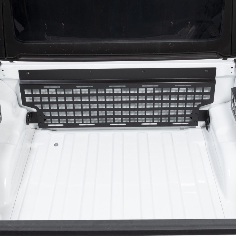 Putco Molle Front Bulkhead Panel Truck Bed Organizer: Jeep Gladiator 5ft Bed (18-26)