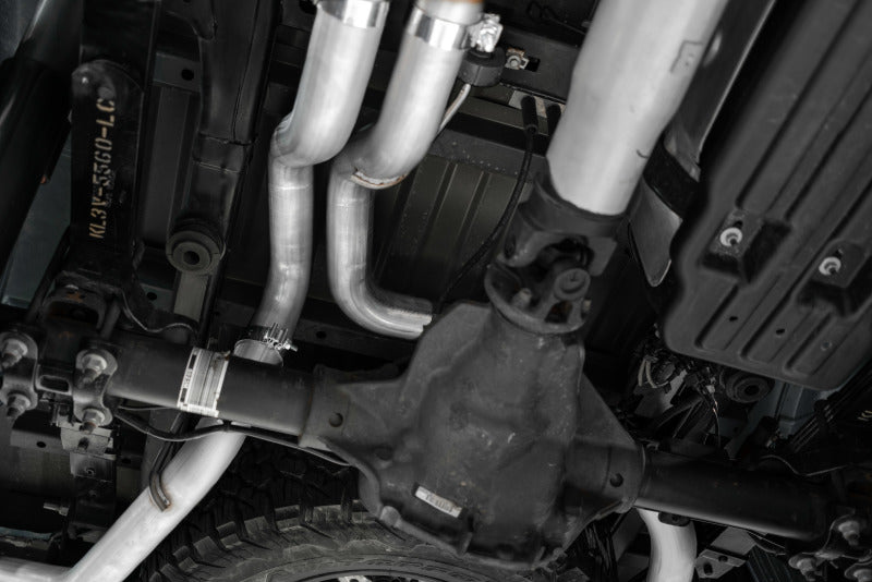 MBRP T409 3in Dual Rear Exit Resonator Back Exhaust | Ford F150 Raptor (17-20) (S5264409)