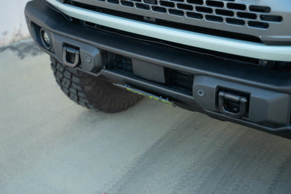 DV8 Offroad Capable Front Bumper License Plate Mount | Ford Bronco (21-26) (LPBR-05)