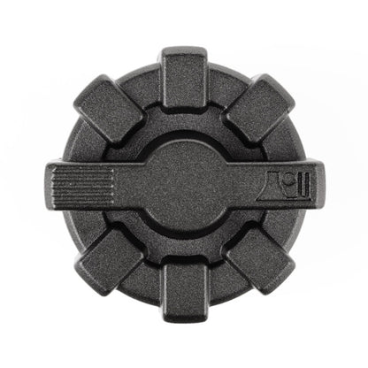 Rugged Ridge Black Elite Aluminum Fuel Cap | Jeep Gladiator JT (20-25) / Wrangler JK/JL (07-25)