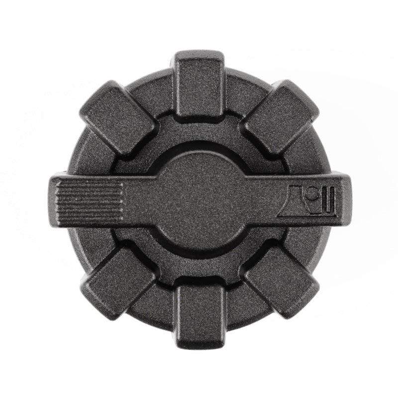 Rugged Ridge Black Elite Aluminum Fuel Cap | Jeep Gladiator JT (20-25) / Wrangler JK/JL (07-25)