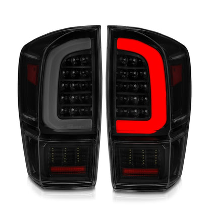ANZO 16-21 Toyota Tacoma LED Tail Lights w/ Light Bar & Smoke Lens | Toyota Tacoma (16-23) (311401)