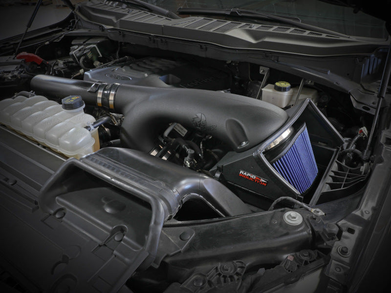 aFe POWER Rapid Induction Cold Air Intake w/ Pro 5R Filter | Ford F-150 V6-3.5L (tt) (21-21) (52-10010R)