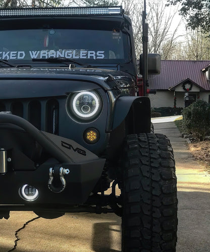 Oracle Lighting High Powered LED Headlights: Jeep Wrangler (07-17) / Wrangler JK (18)