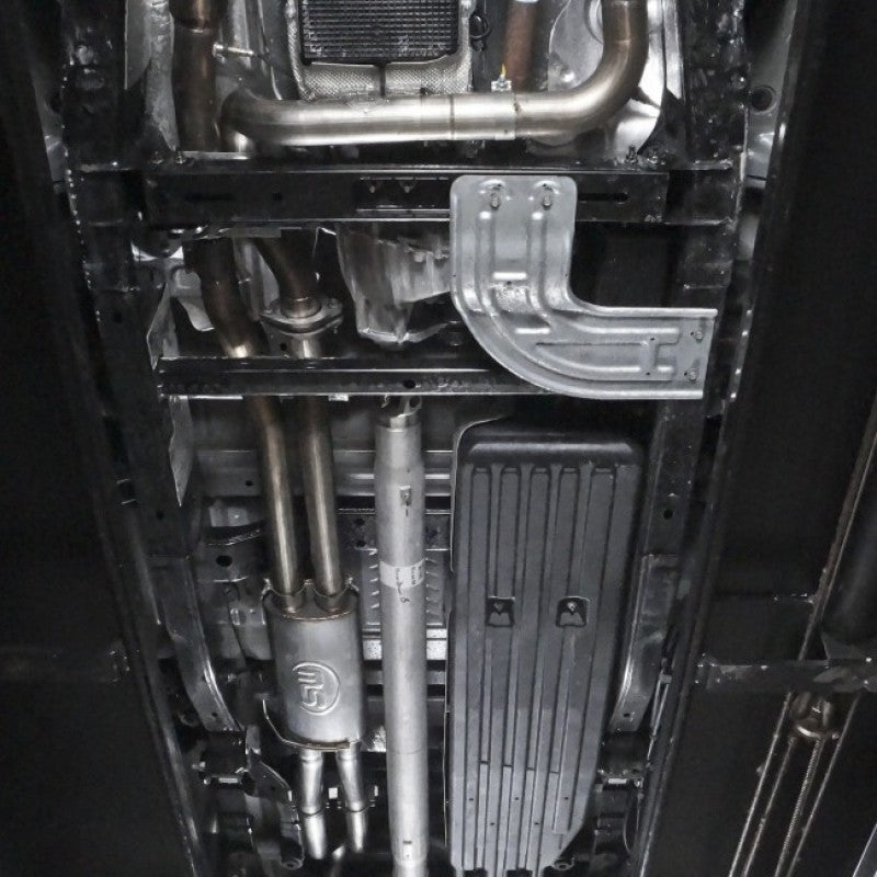 Stainless Works 3in Catback Factory Connect Dump Exit | Ford Raptor 3.5L (17+) (FTR17CBDP)