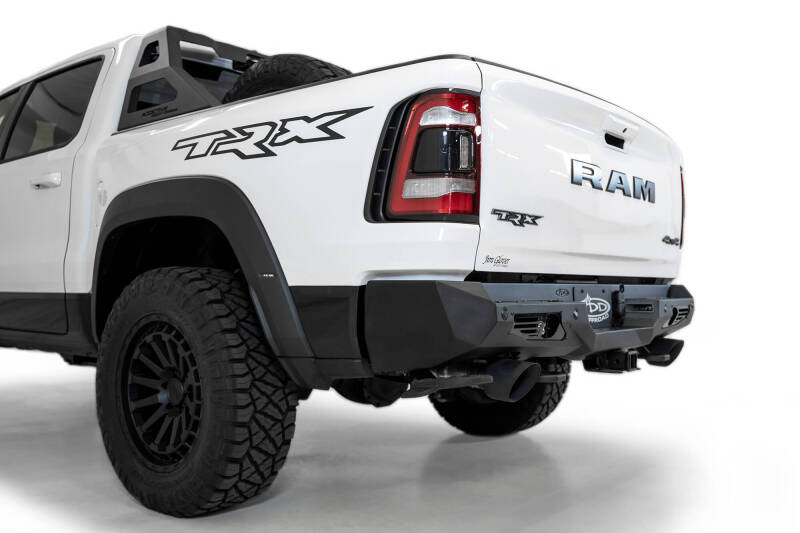 Addictive Desert Designs Bomber Rear Bumper (REAR): Ram 1500 TRX (19-24) - Hammer Black