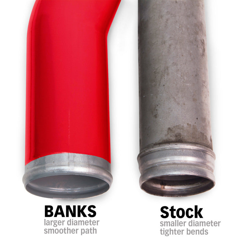 Banks Boost Tube Upgrade Kit Cold Side (3.5in) (DRIVER): Dodge Ram 2500/3500 6.7L Cummins 2007-2009