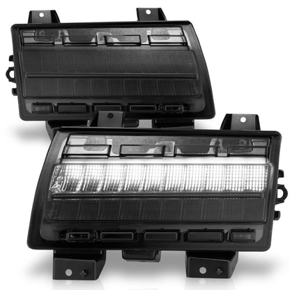 ANZO LED Smoke Side Marker Lights w/ Sequential Signal: Jeep Wrangler / Gladiator (07-26)