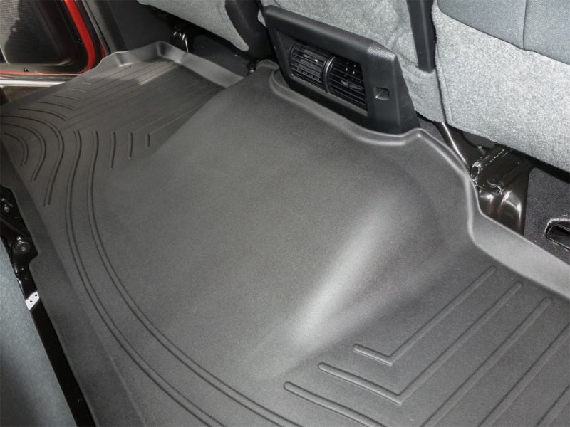 WeatherTech FloorLiner Rear Floor Mats (Black): Dodge Ram MegaCab 2006 - 2009 (1500, 2500, 3500)