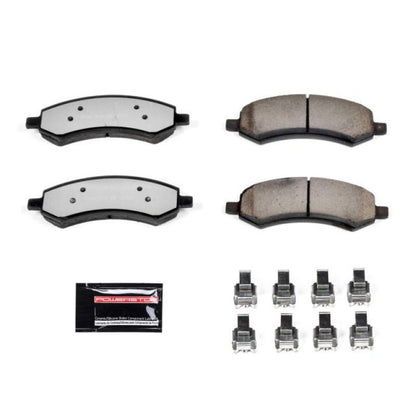 PowerStop Z36 Truck & Tow Brake Pads (FRONT): Dodge Dakota / Durango / Ram 1500 (05-24) w/ Hardware
