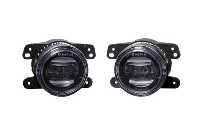 Diode Dynamics Elite Series Type M White Fog Lamps (PAIR): Fits Chrysler / Dodge / Jeep (05-24)