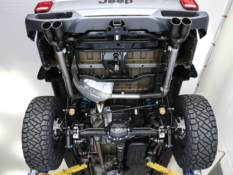 AFE Vulcan Cat-Back Exhaust System (w/Black Tips): Jeep Gladiator 3.6L V6 2020 - 2025