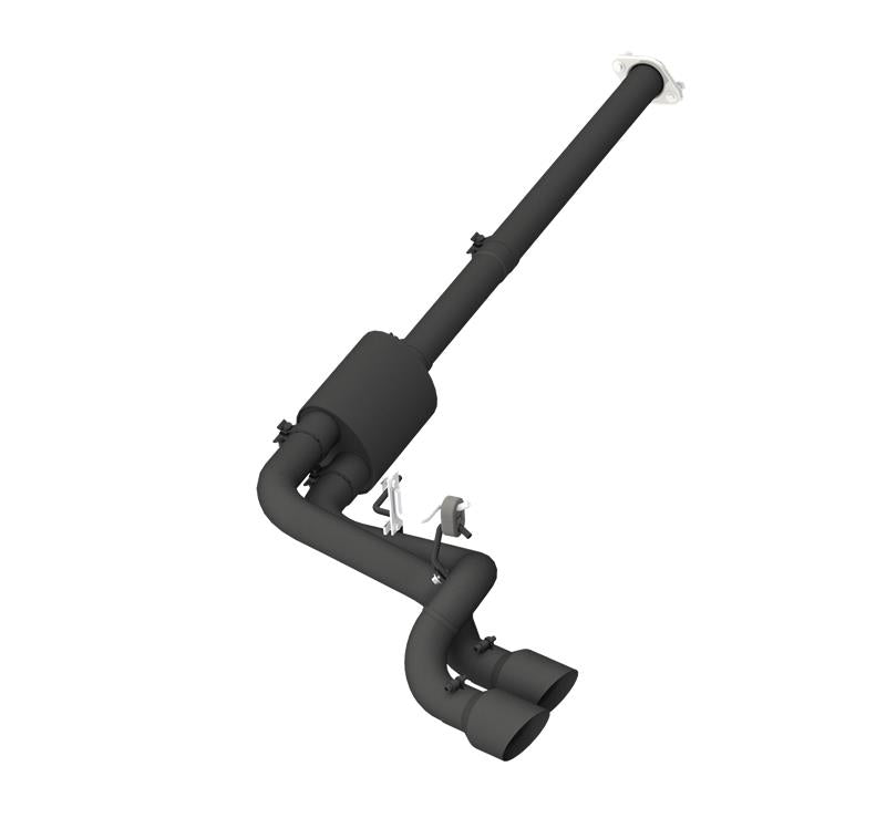 MBRP 3in Black Coated Cat-Back Exhaust w/ 4.5in OD Tips | Ford F150 (09-14) (S5261BLK)