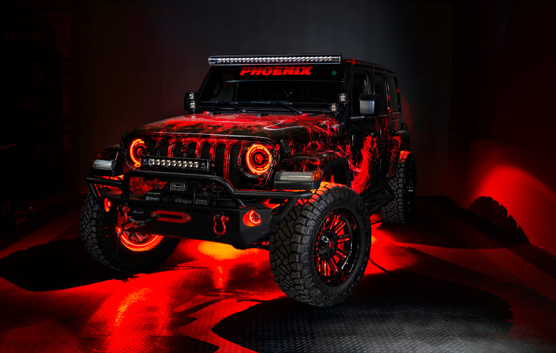 ORACLE Lighting Hi-Perf LED Fog Lights (FRONT): Jeep Wrangler / Gladiator (07-26) - Black