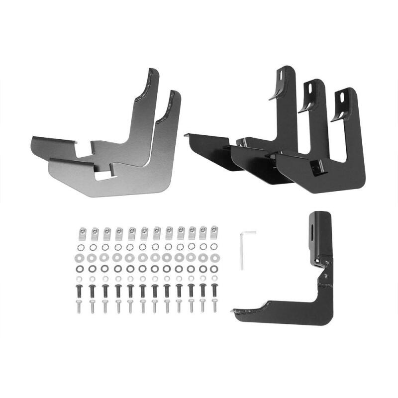 Westin Textured Black PRO TRAXX 5 Oval Nerf Step Bars: Jeep Wrangler 2018-2024