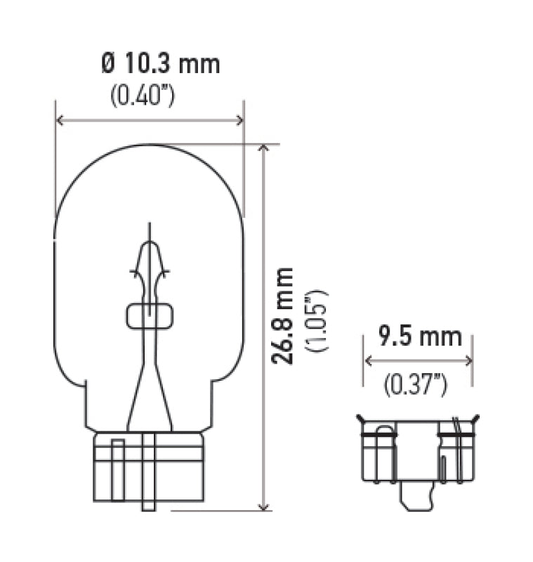 Hella 12V 4W Bulb | Ford Ranger (19-26) (194)