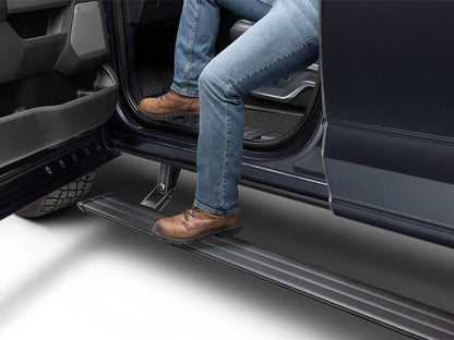 AMP Research 21-24 Ford F-150 PowerStep & LED Lighting | Ford F-150 (21-26) / Raptor (21-26) / Lightning (22+) (96152-01A)