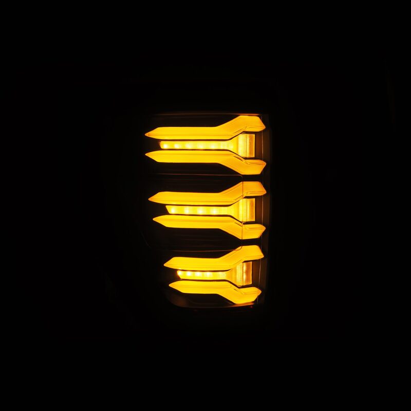 AlphaRex LUXX-Series LED Tail Lights Black-Red | Ford F150/F150 Raptor (21-23) (653030)