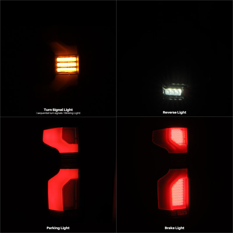 AlphaRex LUXX-Series LED Tail Lights | Chevy Silverado 1500/2500HD/3500HD (19-26) (620078)
