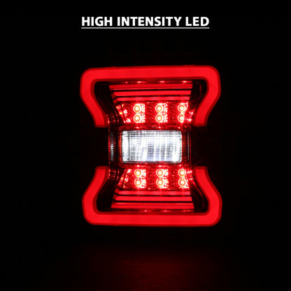 ANZO LED Tail Lights (Black): Jeep Wrangler JL 2018 - 2025
