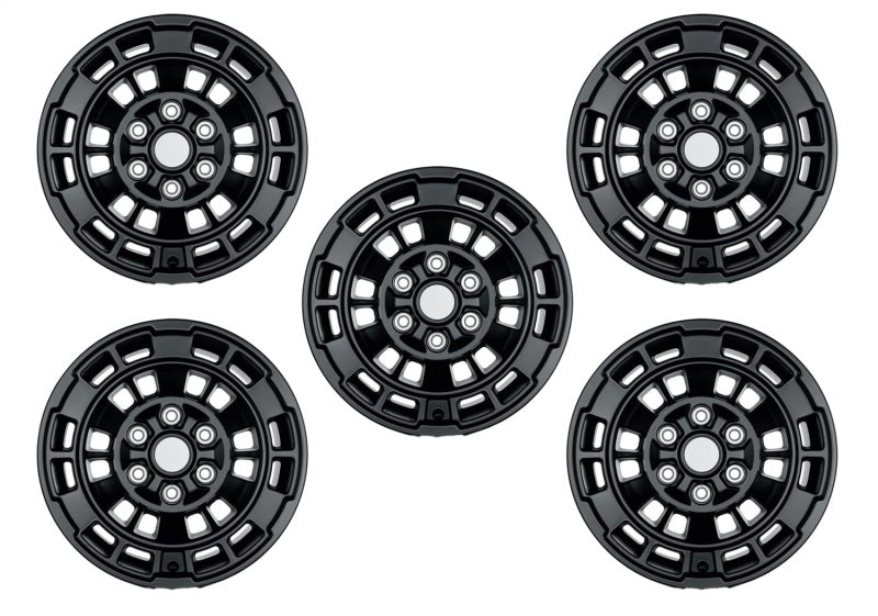 Ford Racing 17in x 8.5in Matte Black Wheel Kit | Ford Bronco (21-26) (M-1007K-P1785MB)