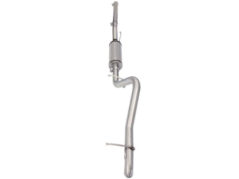 aFe MACH Force-Xp Hi-Tuck 2.5" Cat-Back Exhaust System No Tip (REAR): Jeep Wrangler JK 2007-2018 3.8/3.6L