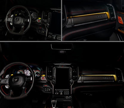 Oracle Lighting Complete Interior Ambient Lighting ColorSHIFT RGB Conversion Kit: Ram 1500 2019-2024