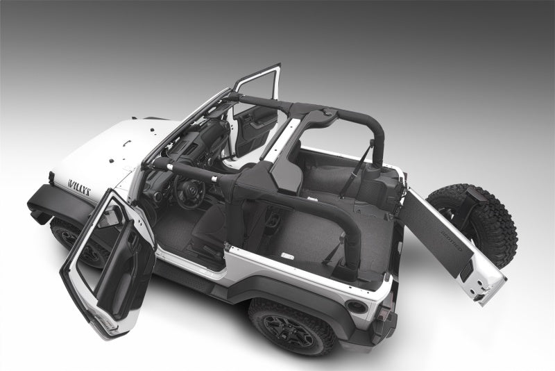 BedRug BedTred Cargo Kit (REAR): Jeep Wrangler JK (2011-17) / Wrangler JK 2018