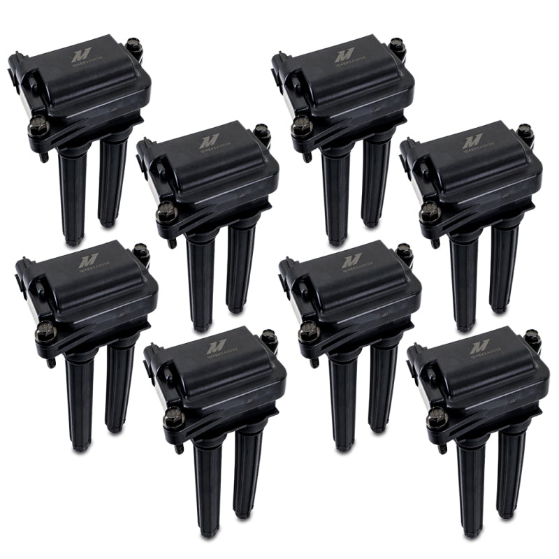 Mishimoto Ignition Coil Pack Set (8-Pack) (F&R): Fits 5.7/6.1/6.2/6.4L HEMI 2006-2023