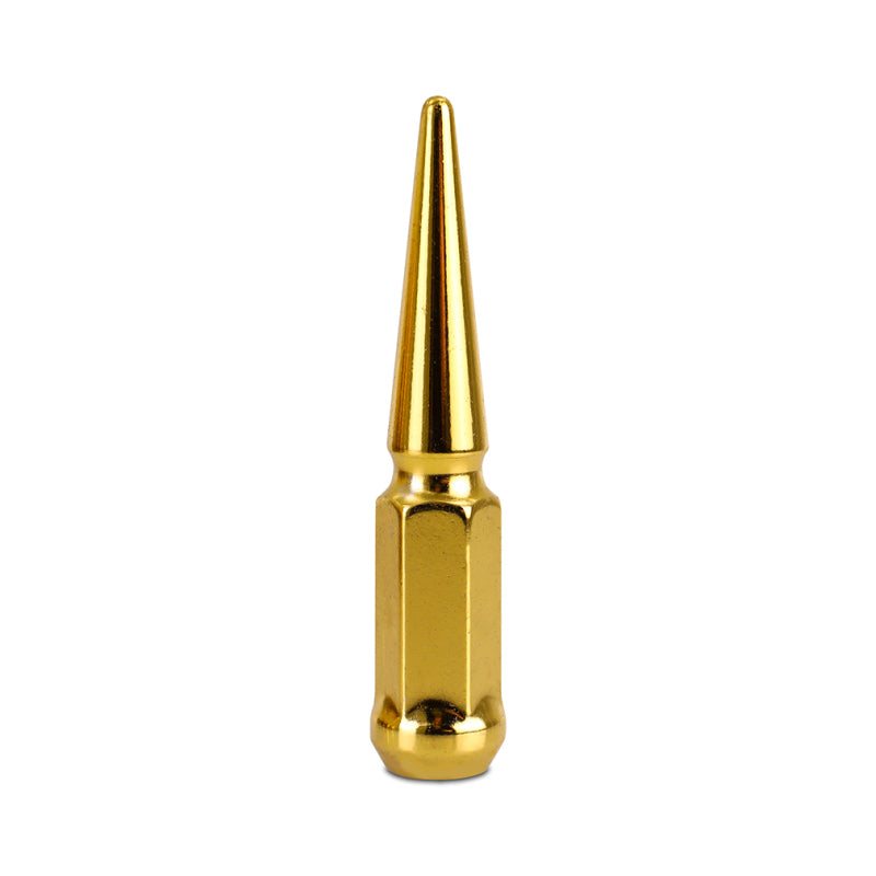 Mishimoto Steel Spiked Lug Nuts | Ford Ranger / Bronco (19-26) M12x1.5 24pc Set | Gold