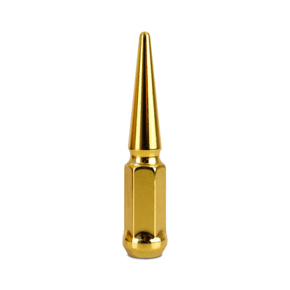 Mishimoto Steel Spiked Lug Nuts | Ford Ranger / Bronco (19-26) M12x1.5 24pc Set | Gold