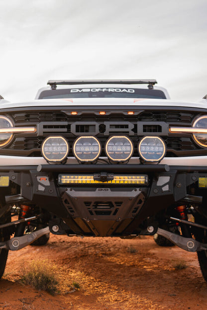 DV8 Offroad 2022+ Ford Bronco Raptor Tube Front Bumper | Ford Bronco (21-26) (FBFR-02)