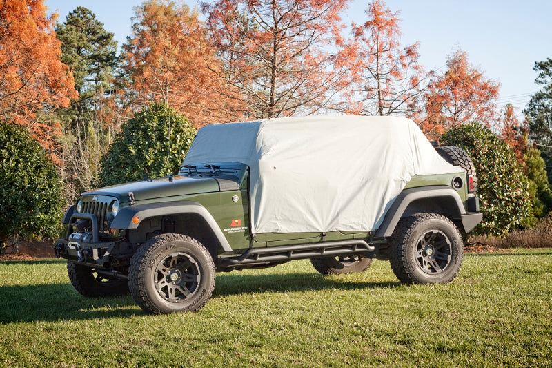 Rugged Ridge Weather Lite Vinyl Cab Cover: Fits Most Jeep Wrangler / Gladiator Models (2007-2026)