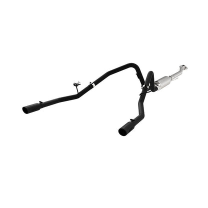 MBRP 2.5in D&S Dual Rear Exit Cat-Back Exhaust | Ford F-150 V6 Ecoboost (11-14) (S5240BLK)