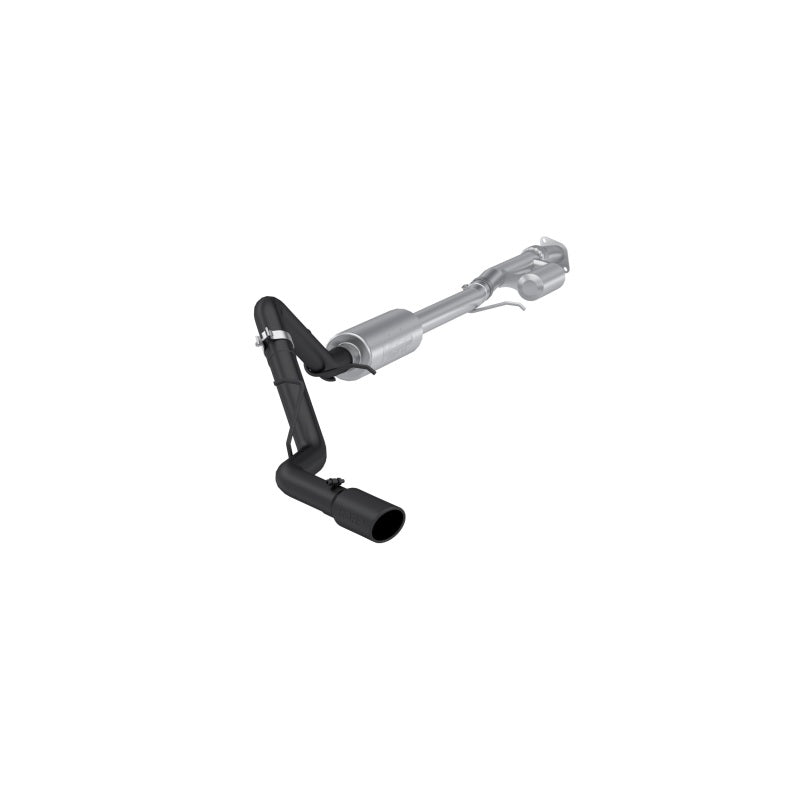 MBRP Black-Coated Alum. Steel 3in Cat-Back | GM 1500 Silverado/Sierra 2019-2024 (S5019BLK)