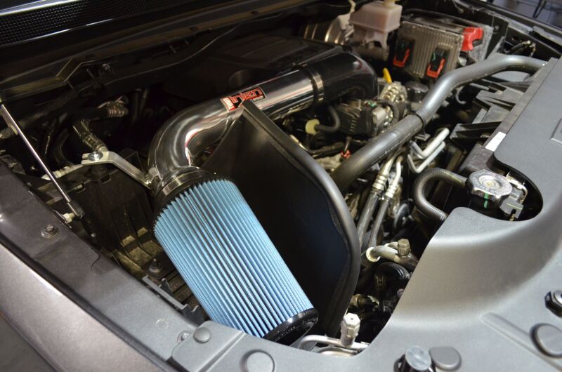 Injen Wrinkle Black PF Cold Air Intake System: Fits Most Ram 1500 Models (2019-2024)