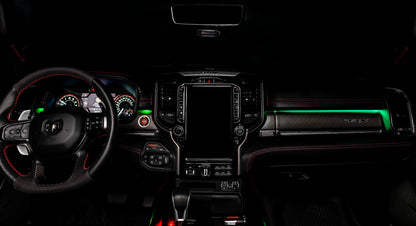 Oracle Lighting Fiber Optic LED Interior Ambient Dash Kit: Ram 1500 2019-2022