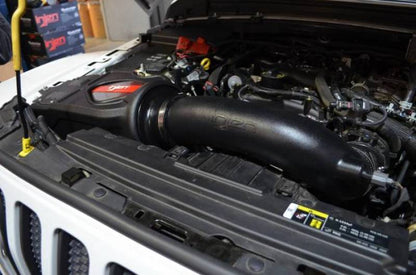 Injen Evolution Cold Air Intake System Dry Filter (FRONT): Jeep Wrangler JL 2018-2023 2.0L