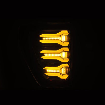 AlphaRex LUXX-Series LED Projector Tail Lights Alpha-Black | Ford F150 (21-23) (653010)