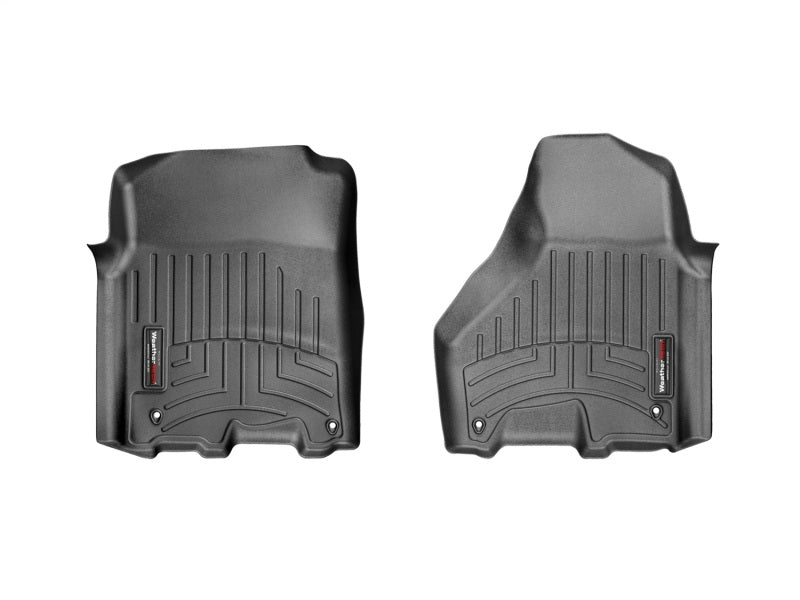 WeatherTech FloorLiner Front Floor Mats (Black): Ram Crew & MegaCab 2012 - 2018 (1500, 2500, 3500)