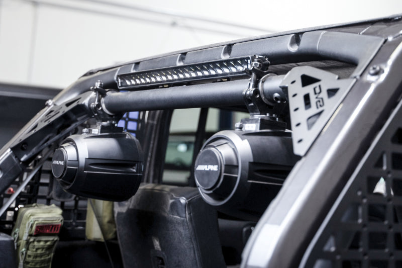 DV8 Offroad Jeep Wrangler JL 4-Door Speaker/Light Bar Mount | Jeep Wrangler JL (18-25) (SBJL-01)