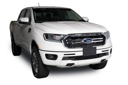 Putco Hex Shield Black Powder Coated Bumper Grille Inserts | Ford Ranger (19-26) (83163)