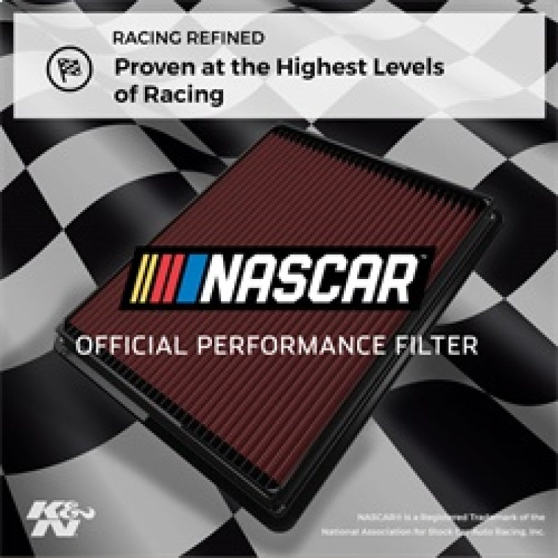 K&N 33-5098 Performance Air Filter | Chevrolet Silverado 2500HD / Silverado 3500HD / Sierra 2500HD / Sierra 3500HD (20-26) (33-5098)