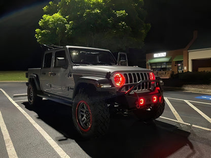 ORACLE Lighting Bi-LED Projector Headlights: Jeep Wrangler / Gladiator (18-24)