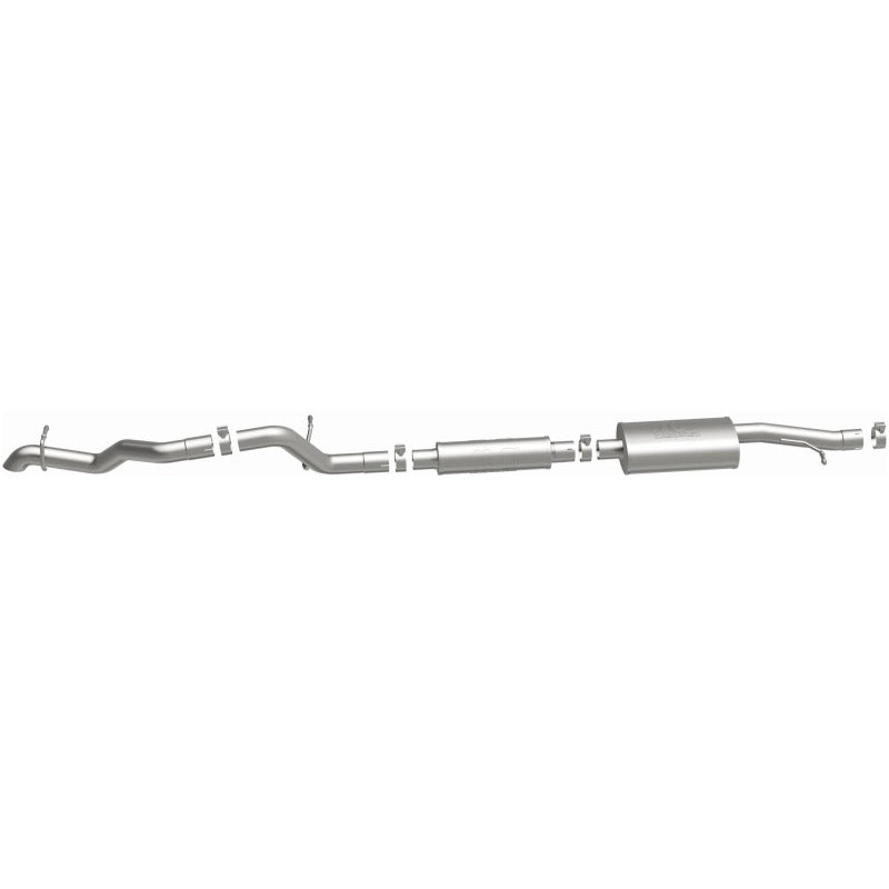 Magnaflow Overland Series Cat-Back Exhaust (REAR): Jeep Wrangler Unlimited JK 2012-2018 3.6L