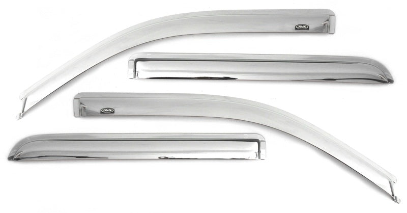 AVS Chrome Ventvisor Outside Mount Window Deflectors | Toyota Tundra (07-18 / 19-21) (684309)