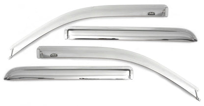 AVS Chrome Ventvisor Outside Mount Window Deflectors | Toyota Tundra (07-18 / 19-21) (684309)