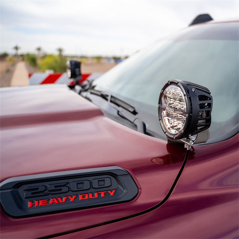 Rigid Industries A-Pillar LED Light Mounts: Fits RAM 2500/3500 2019-2026